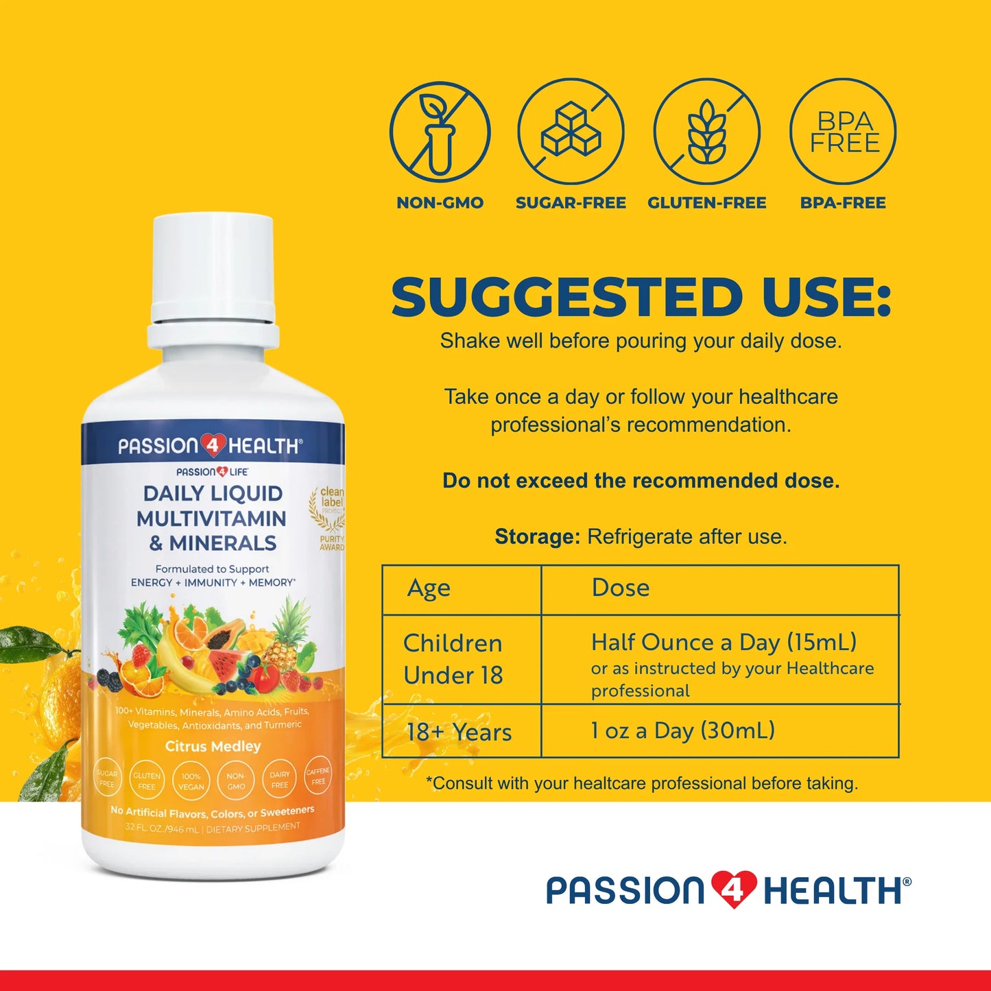 Daily Liquid Multivitamin + Minerals